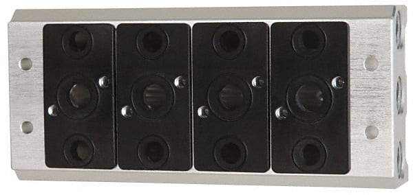 ARO/Ingersoll-Rand - 1/4", 1/4" 4 Station Manifold Stacking Solenoid Valve - For Use with 4 Station - Americas Industrial Supply