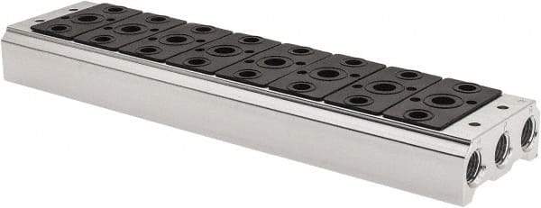 ARO/Ingersoll-Rand - 1/4", 1/4" 8 Station Manifold Stacking Solenoid Valve - For Use with 8 Station - Americas Industrial Supply