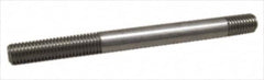Gibraltar - 3/4-10 4" OAL Equal Double Threaded Stud - Carbon Steel, Black Oxide Finish, 1-3/4" Equal Thread Length - Americas Industrial Supply