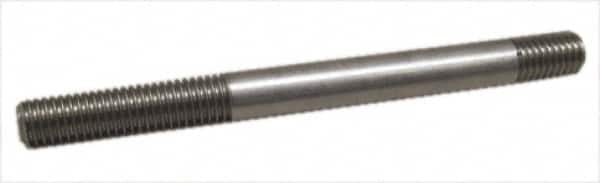 Gibraltar - 3/4-10 2-1/4" OAL Equal Double Threaded Stud - Carbon Steel, Black Oxide Finish, 3/4" Equal Thread Length - Americas Industrial Supply