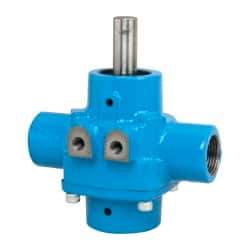 Pentair - 4-Roller Pump, Cast Iron Housing Material, Roller Spray Pump Only - 3/4 Inch Inlet Size, 3/4 Inch Outlet Size, 150 psi Max Working Pressure, 2600 Max RPM, Viton, Lip, 416 Stainless Steel, NPT - Americas Industrial Supply