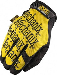 Mechanix Wear - Size XL (11) Synthetic Leather General Protection Work Gloves - For Mechanic's & Lifting, Uncoated, Hook & Loop Cuff, Full Fingered, Yellow, Paired - Americas Industrial Supply