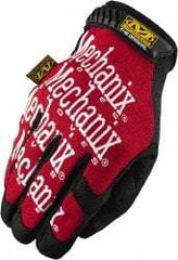 Mechanix Wear - Size XL (11) Synthetic Leather General Protection Work Gloves - For Mechanic's & Lifting, Uncoated, Hook & Loop Cuff, Full Fingered, Red, Paired - Americas Industrial Supply