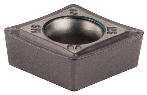 Iscar - CCMT3-2 SM Grade IC907 Carbide Turning Insert - 80° Diamond, 3/8" Inscr Circle, 5/32" Thick, 1/32" Corner Radius - Americas Industrial Supply