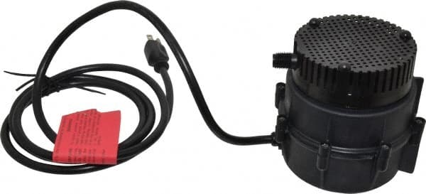 Little Giant Pumps - 1/50 HP, 4.4 psi, Nylon Miniature Submersible Pump - 1/4 Inch Outlet, 6 Ft. Long Power Cord, 1.1 Amp - Americas Industrial Supply