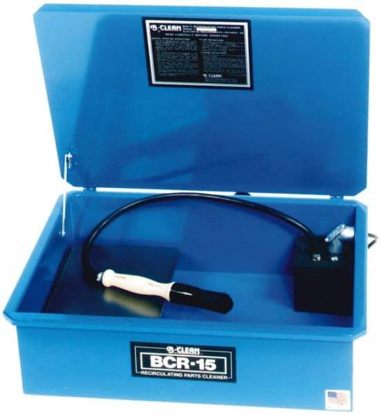 Build-All - Bench Top Solvent-Based Parts Washer - 5 Gal Max Operating Capacity, Steel Tank, 120 Input Volts - Americas Industrial Supply