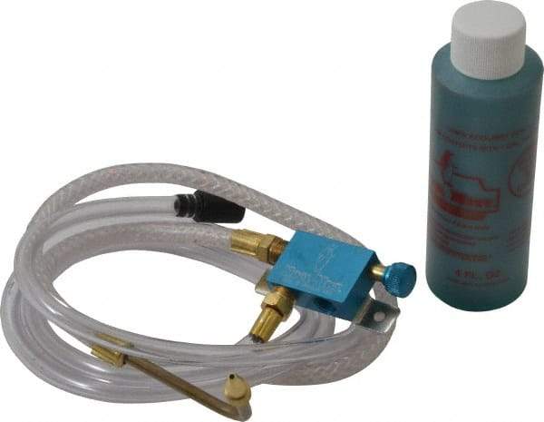 Kool Mist - 1 Outlet, Tankless Mist Coolant Unit - 2' Coolant Line Length, 4" Hose Length - Americas Industrial Supply