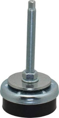 Royal Products - M12-1.25 Bolt Thread, Stud Mount Leveling Pad & Mount - 1,110 Max Lb Capacity, 3-1/8" Base Diam - Americas Industrial Supply