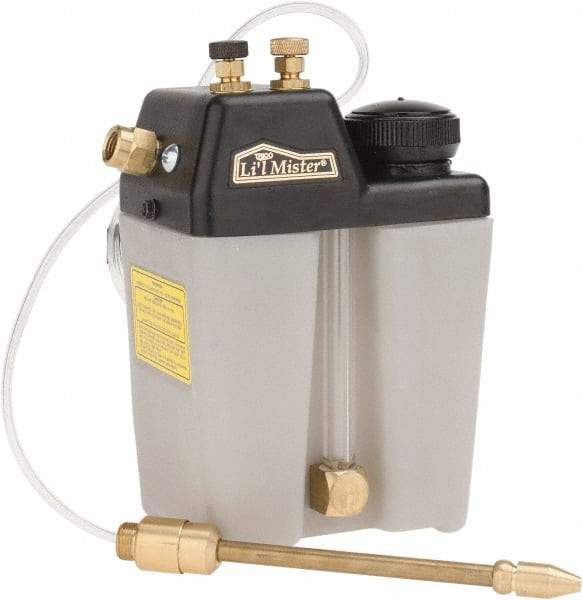 Trico - 1 Outlet, 0.25 Gal Tank Capacity, High Density Polyethylene Tank Mist Coolant System - 5' Coolant Line Length, 6" Hose Length - Americas Industrial Supply