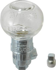 Trico - 1 Outlet, Glass Bowl, 2.5 Ounce Constant-Level Oil Reservoir - 1/4 NPT Outlet, 2-1/2" Diam x 4-1/4" High - Americas Industrial Supply