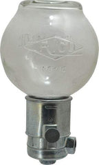 Trico - 1 Outlet, Glass Bowl, 16 Ounce Constant-Level Oil Reservoir - 1/4 NPT Outlet, 4-1/8" Diam x 7-9/16" High - Americas Industrial Supply