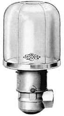 Trico - 1 Outlet, Plastic Bowl, 8 Ounce Constant-Level Oil Reservoir - 1/4 NPT Outlet, 2-5/8" Diam x 6-3/16" High - Americas Industrial Supply