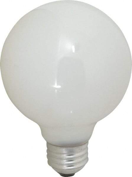 Philips - 25 Watt Incandescent Decorative Medium Screw Lamp - 2,700°K Color Temp, 210 Lumens, 120 Volts, Dimmable, G25, 2,000 hr Avg Life - Americas Industrial Supply