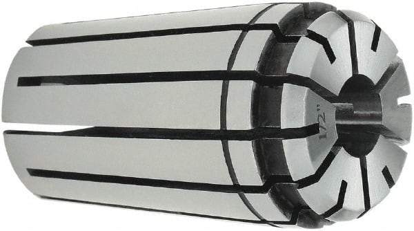 Parlec - 65 Piece, 1/2" to 1-1/2" Capacity, Single Angle Collet Set - 0.0005" TIR, Increments of 1/64", Series TG/PG 150 - Exact Industrial Supply