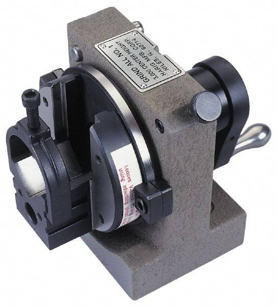 Harig - 24 Position, V-Block Grinding Fixture & Indexing Spacer - 3" High Centerline, 1-3/16" Spacer Through Hole, 7-9/32" OAL, 5-7/16" Overall Height - Americas Industrial Supply