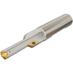 Iscar - 0.512 to 0.551" Diam, 1.06" Max Depth, 5/8" Shank Diam, 3.78" OAL, Replaceable Tip Drill - AOMT, IDI-SG, IDI-SK Insert, DCT Toolholder, Series ChamDrill - Americas Industrial Supply