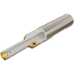 Iscar - 0.681 to 0.708" Diam, 1.4" Max Depth, 1" Shank Diam, 4.4" OAL, Replaceable Tip Drill - AOMT, IDI-SG, IDI-SK Insert, DCT Toolholder, Series ChamDrill - Americas Industrial Supply
