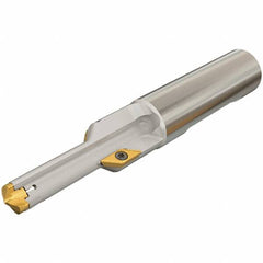 Iscar - 0.65 to 0.669" Diam, 1.4" Max Depth, 3/4" Shank Diam, 4.17" OAL, Replaceable Tip Drill - AOMT, IDI-SG, IDI-SK Insert, DCT Toolholder, Series ChamDrill - Americas Industrial Supply