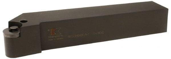 Kennametal - PRGC, Right Hand Cut, 0° Lead Angle, 25mm Shank Height x 25mm Shank Width, Neutral Rake Indexable Turning Toolholder - 150mm OAL, RC..1003.. Insert Compatibility, Series Fix-Perfect - Americas Industrial Supply