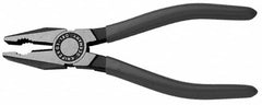 Knipex - 7" OAL, 15/32" Capacity, Insulated Wire Cutting Pliers - Standard Head - Americas Industrial Supply
