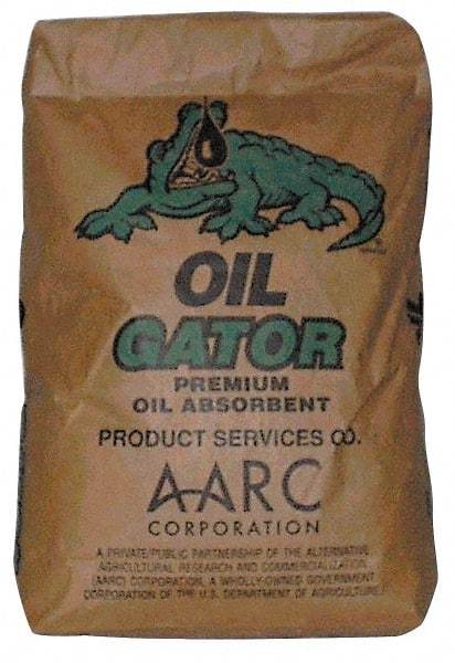 Made in USA - 30 Lb Bag Recycled Cotton Seed Granular Sorbent - Oil Only - Americas Industrial Supply