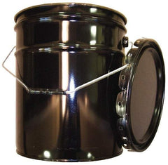 Made in USA - 5 Gallon Capacity, Crimped Lid, Drum Pail - Steel, UN 1H2/X70.8/S/01/USA/+AA1175 Listing - Americas Industrial Supply
