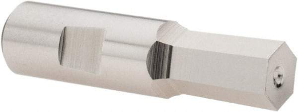 Hassay-Savage - 6mm Hexagon Rotary Broach - 3/8" Depth of Cut, 0.315" Shank - Americas Industrial Supply