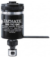 Tapmatic - Model 30TC/DC, No. 0 Min Tap Capacity, 1/4 Inch Max Mild Steel Tap Capacity, 1/2-20 Mount Tapping Head - 21600 (J116), 21700 (J117) Compatible, Includes Tap Clamping Wrenches, for Manual Machines - Exact Industrial Supply