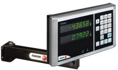 Fagor - 2 Axis, 8" X-Axis Travel, 36" Z-Axis Travel, Turning DRO System - 0.0002", 0.0005", 0.001" Resolution, 5µm Accuracy, LED Display - Americas Industrial Supply