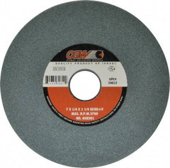 Camel Grinding Wheels - 7" Diam x 1-1/4" Hole x 1/4" Thick, I Hardness, 80 Grit Surface Grinding Wheel - Silicon Carbide, Type 1, Medium Grade, 3,760 Max RPM, Vitrified Bond, No Recess - Americas Industrial Supply