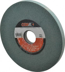 Camel Grinding Wheels - 7" Diam x 1-1/4" Hole x 1/2" Thick, I Hardness, 100 Grit Surface Grinding Wheel - Silicon Carbide, Type 1, Fine Grade, 3,760 Max RPM, Vitrified Bond, No Recess - Americas Industrial Supply