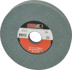 Camel Grinding Wheels - 7" Diam x 1-1/4" Hole x 1" Thick, I Hardness, 80 Grit Surface Grinding Wheel - Silicon Carbide, Type 5, Medium Grade, 3,760 Max RPM, Vitrified Bond, One-Side Recess - Americas Industrial Supply