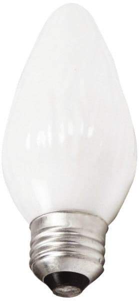 Philips - 40 Watt Incandescent Decorative Medium Screw Lamp - 2,700°K Color Temp, 300 Lumens, 120 Volts, Dimmable, F15, 2,000 hr Avg Life - Americas Industrial Supply