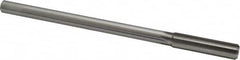 Made in USA - 0.506" High Speed Steel 6 Flute Chucking Reamer - Straight Flute, 0.4355" Straight Shank, 2" Flute Length, 8" OAL - Americas Industrial Supply