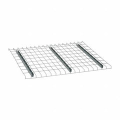 Nashville Wire - 46" Wide, 1-1/2" High, Open Shelving Welded Wire Decking - Steel, 36" Deep, Use with Pallet Racks - Americas Industrial Supply