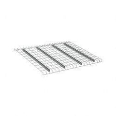 Nashville Wire - 52" Wide, 1-1/2" High, Open Shelving Welded Wire Decking - Steel, 42" Deep, Use with Pallet Racks - Americas Industrial Supply