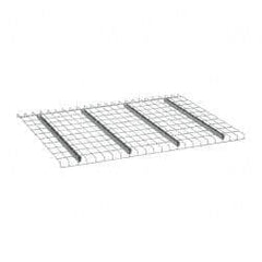 Nashville Wire - 58" Wide, 1-1/2" High, Open Shelving Welded Wire Decking - Steel, 42" Deep, Use with Pallet Racks - Americas Industrial Supply