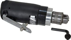 Florida Pneumatic - 1/4" Keyed Chuck - Inline Handle, 20,000 RPM, 4 CFM, 0.3333 hp, 60-90 psi - Americas Industrial Supply