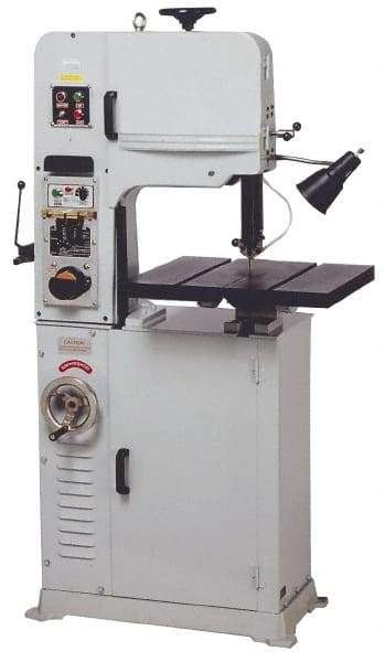 Vectrax - 24 Inch Throat Capacity, Variable Speed Pulley Vertical Bandsaw - 25 to 456 m/min, 2 HP, Three Phase - Americas Industrial Supply