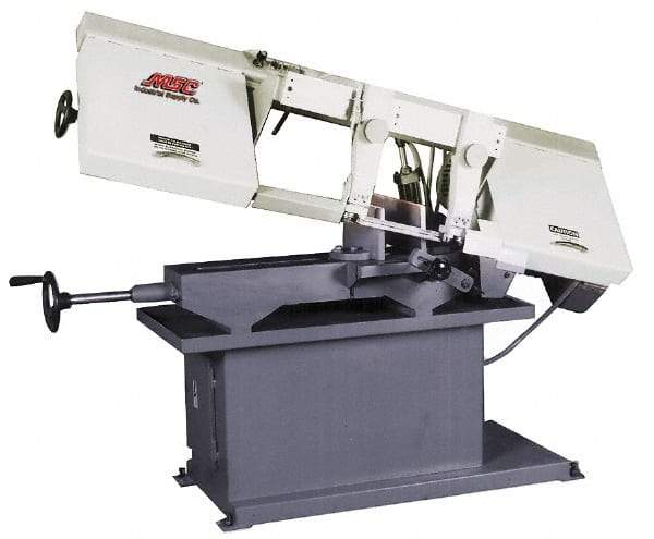 Vectrax - 9 x 14-9/16" Max Capacity, Manual Step Pulley Horizontal Bandsaw - 82, 127, 186 & 300 SFPM Blade Speed, 220 Volts, 2 hp, 3 Phase - Americas Industrial Supply