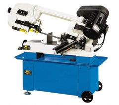 Vectrax - 7 x 12" Manual Combo Horizontal & Vertical Bandsaw - 1 Phase, 45° Vise Angle of Rotation, 1 hp, 115/230 Volts, Step Pulley Drive - Americas Industrial Supply