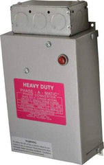 Made in USA - 3/4 to 1-1/2 hp Static Phase Converter - Americas Industrial Supply