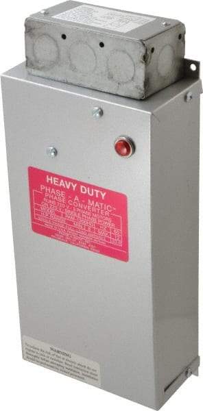 Made in USA - 8 to 12 hp Static Phase Converter - Americas Industrial Supply