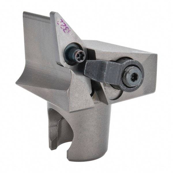 Kennametal - Right Hand Cut, Size KM25, VN.. Insert Compatiblity, External Modular Turning & Profiling Cutting Unit Head - 16mm Ctr to Cutting Edge, 30mm Head Length, Through Coolant, Series Kenloc - Americas Industrial Supply