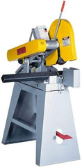 Everett - 14 or 16" Blade Diam, 1" Arbor Hole, Straight Chop & Cutoff Saw - 3 Phase, 10 hp, 230 Volts, 2" in Solids at 90° - Americas Industrial Supply