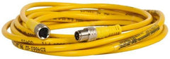 Brad Harrison - 4 Amp, M8 Male Straight to Female Straight Cordset Sensor and Receptacle - 60 VAC, 75 VDC, 4m Cable Length, IP68 Ingress Rating - Americas Industrial Supply