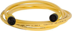 Brad Harrison - Female to Male Cordset Sensor and Receptacle - 250 VAC/VDC, 6 Ft. Long Cable, IP68 Ingress Rating - Americas Industrial Supply