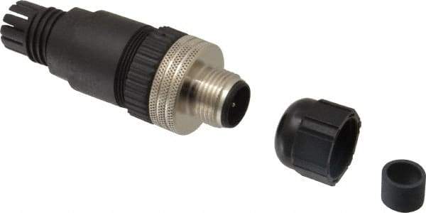 Brad Harrison - 4 Amp, Male Straight Field Attachable Connector Sensor and Receptacle - 30 VAC, 36 VDC, IP67 Ingress Rating - Americas Industrial Supply