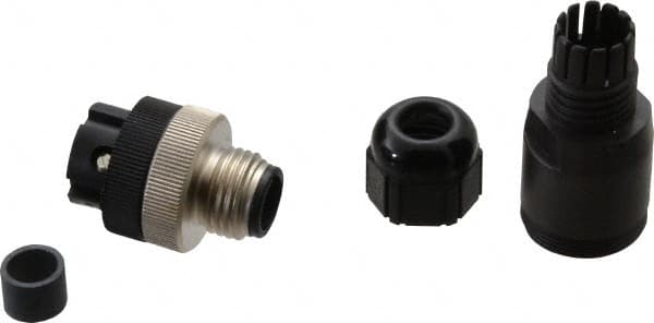 Brad Harrison - 4 Amp, Male Straight Field Attachable Connector Sensor and Receptacle - 250 VAC, 300 VDC, IP67 Ingress Rating - Americas Industrial Supply