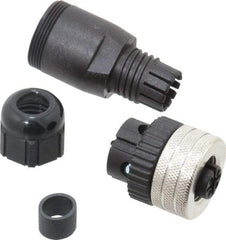 Brad Harrison - 4 Amp, Female Straight Field Attachable Connector Sensor and Receptacle - 250 VAC, 300 VDC, IP67 Ingress Rating - Americas Industrial Supply